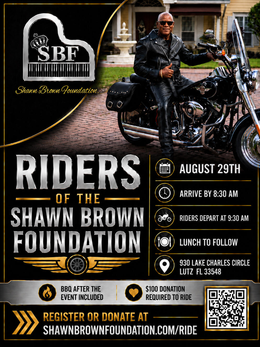 Ride with Shawn Brown motorcycle event